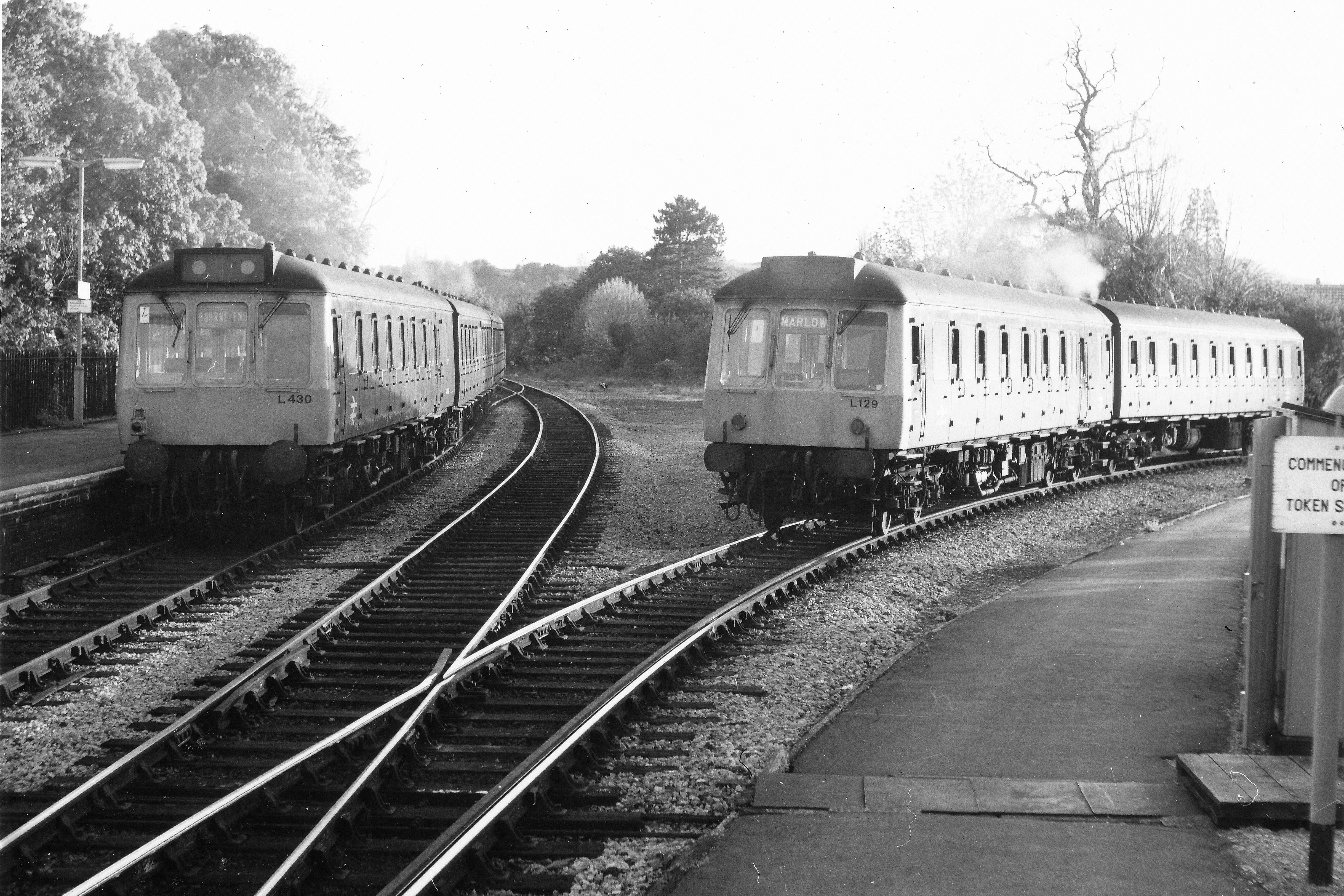 Evening peak at Bourne End